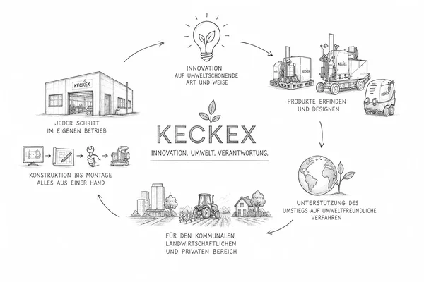KECKEX umweltfreundliche Flächenreinigung ohne Chemie.