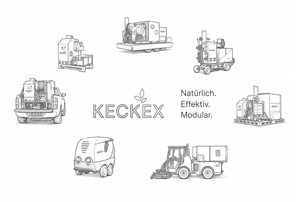 KECKEX Flächenreinigung ohne Chemie Geräte.