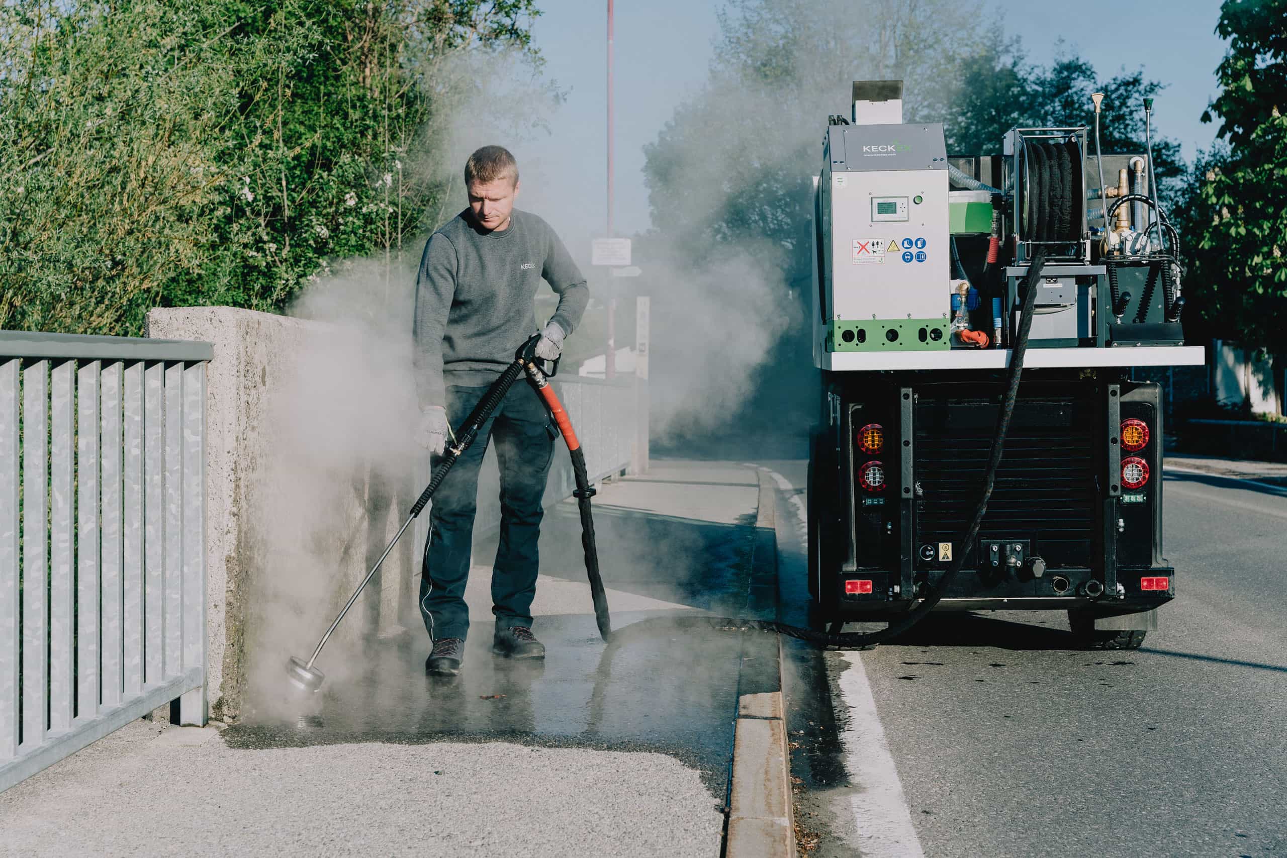 KECKEX Kommunalpflege Reinigung Beton